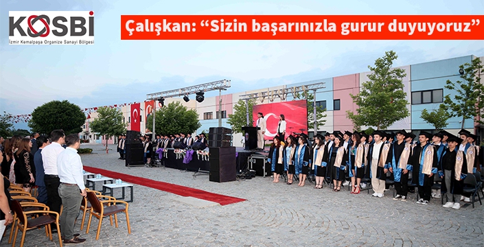 KOSBİ’de mezuniyet coşkusu