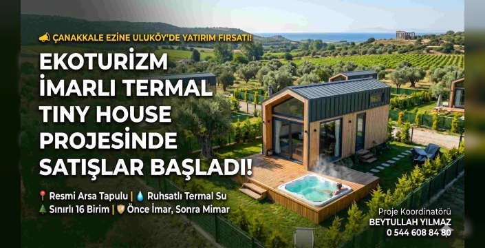 Köyler Uluköy Köyü Satılık Termal Arsa - Ezine