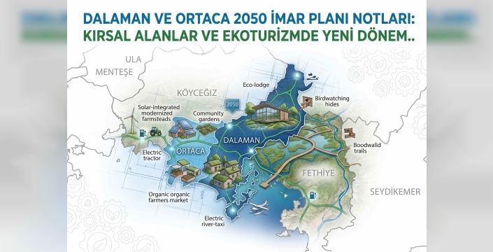 Muğla Dalaman ve Ortaca 1/25.000 İmar Planı Onaylandı: İşte 2050 Yapılaşma Şartları!