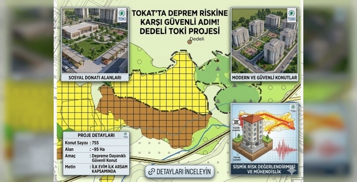 Tokat Yeni TOKİ Evleri Nereye Yapılacak? İşte Onaylanan İmar Planının Detayları