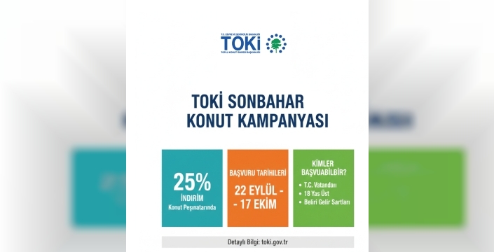 TOKİ'den Borcunu Erken Kapatana %25 İndirim Kampanyası Başladı!