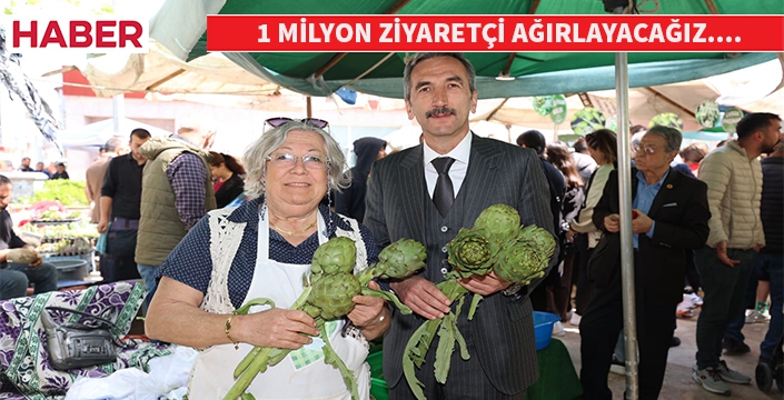 Urla enginarı ziyaretçilerini bekliyor