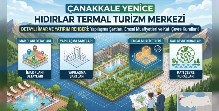 Yenice Hıdırlar Termal Turizm Merkezi İmar Planı Notları ve Yapılaşma Şartları (2026)